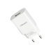 Зарядний пристрій з кабелем USB/Apple Lightning 1 м Usams T21 5 V 2.1 A білий