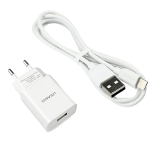 Зарядний пристрій з кабелем USB/Apple Lightning 1 м Usams T21 5 V 2.1 A білий