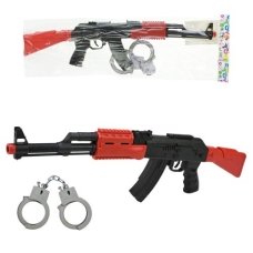 Автомат-трещітка наручники в наборе, 233-9 new