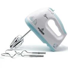 Міксер ручний Crownberg CB-7323 300 Вт 5 швидкостей білий з блакитним