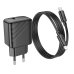Зарядний пристрій з кабелем Type-C/Apple Lightning 1 м HOCO CS22A Value 30 W чорний Зарядний пристрій з кабелем Type-C/Apple Lightning 1 м HOCO CS22A Value 30 W чорний