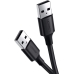 Кабель USB/USB 2 м Ugreen US-102 чорний Кабель USB/USB 2 м Ugreen US-102 чорний