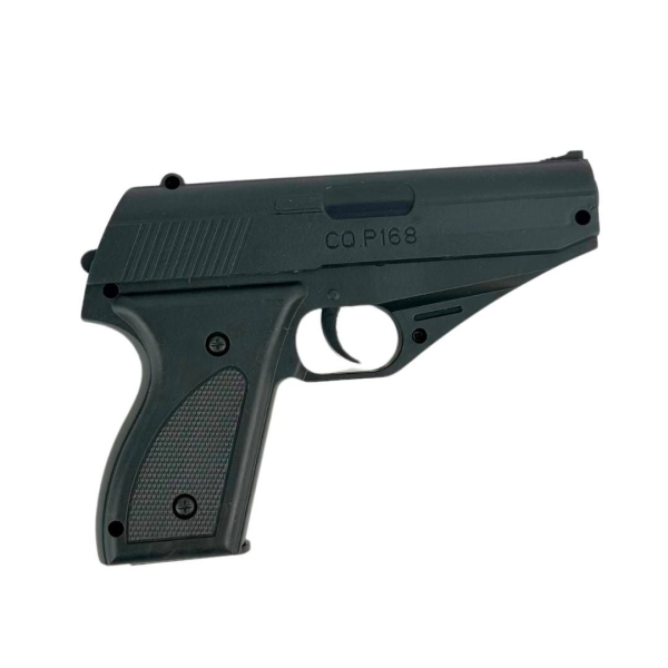Дитячий пістолет P168 на кульках 15 см чорний