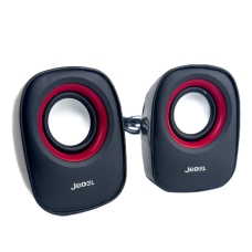 Колонки для комп'ютера JEDEL М600 акустична система чорний з червоним