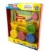 Набір тіста для ліплення 4 кольори Play Toys PT6785 застигаючий з інструментами Набір тіста для ліплення 4 кольори Play Toys PT6785 застигаючий з інструментами