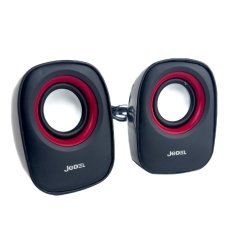 Колонки для комп'ютера JEDEL М600 акустична система чорний з червоним