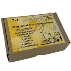 Набір для наукових досліджень 7в1 Експерименти хімія/фізика жовтий