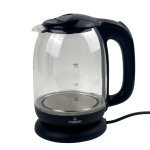 Електрочайник Crownberg CB-9121 скло 1.7 л чорний