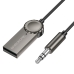 Bluetooth-ресивер BOROFONE BC56 Peaceful car USB AUX сірий