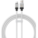 Кабель USB/Type-C 1 м Baseus CoolPlay 100 Вт білий