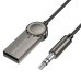 Bluetooth-ресивер BOROFONE BC56 Peaceful car USB AUX сірий
