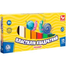 / Пластилин 12цв 210гр Школярик 83813908