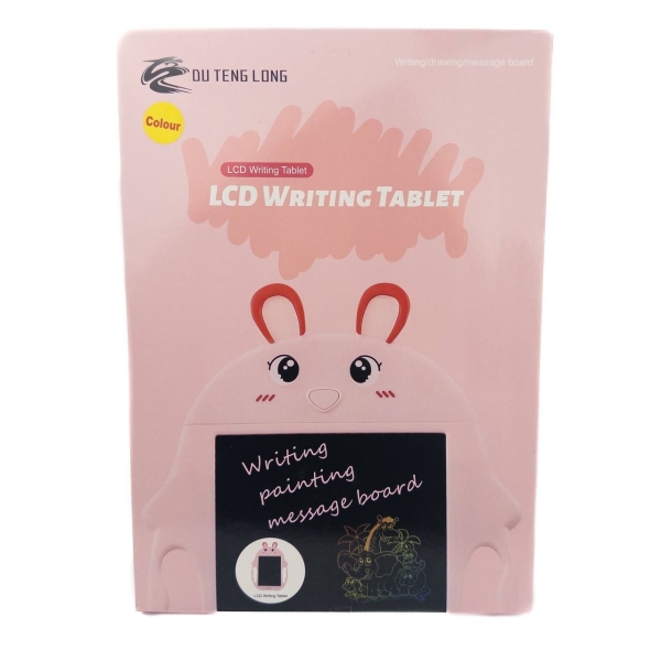 Планшет для малювання LCD 9″ Animals Writing Tablet 29 х 21 см рожевий Планшет для малювання LCD 9″ Animals Writing Tablet 29 х 21 см рожевий