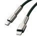 Кабель Type-C/Apple Lightning 1 м Baseus Cafule Series Metal 20 Вт зелений Кабель Type-C/Apple Lightning 1 м Baseus Cafule Series Metal 20 Вт зелений
