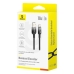 Кабель USB/Type-C 1 м Baseus Discolor 100 Вт чорний Кабель USB/Type-C 1 м Baseus Discolor 100 Вт чорний