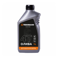 Олива для малих чотирьох- тактних бензинових двигунів ТЕКHMANN 4Т API SL SAE10W-30 каністра 1л new
