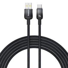 Кабель USB/Type-C 1 м Baseus Discolor 100 Вт чорний