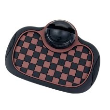 Килимок-тримач антиковзний в авто AND 5238 ZF01 24 х 18.8 см чорний з коричневим