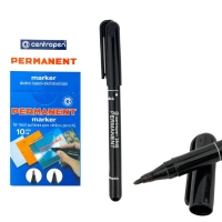 Маркер перманентний чорний Centropen 2846 Permanent 1 мм