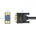 Відеокабель VGA/VGA 3 м Vention DAEBI Cable with ferrite cores чорний