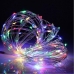 / Світлодіодна гірлянда-нитка прозорий дріт Magic Lights на батарейках 100 LED 10 метрів мульти / Світлодіодна гірлянда-нитка прозорий дріт Magic Lights на батарейках 100 LED 10 метрів мульти