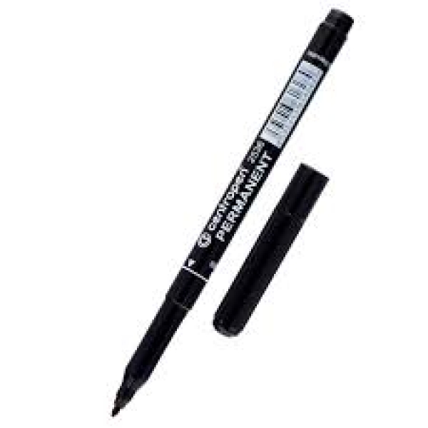 / Маркер перманентний чорний Centropen 2846 Permanent 1 мм