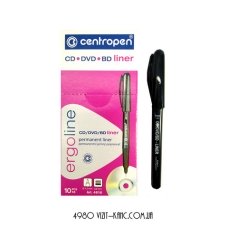 / Маркер-ЛИНЕР черн. Centropen 4616 для дисков (0,6) (10)