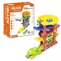 Іграшковий набір Автомобільний трек IBLOCK PL-921-289 різнобарвний new