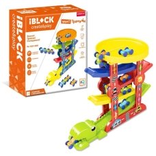 Іграшковий набір Автомобільний трек IBLOCK PL-921-289 різнобарвний new