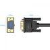 Відеокабель VGA/VGA 3 м Vention DAEBI Cable with ferrite cores чорний