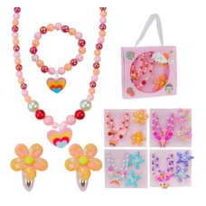 Набір прикрас арт. B4340 (120шт) мікс 4 види, браслет, намисто, аксес короб new