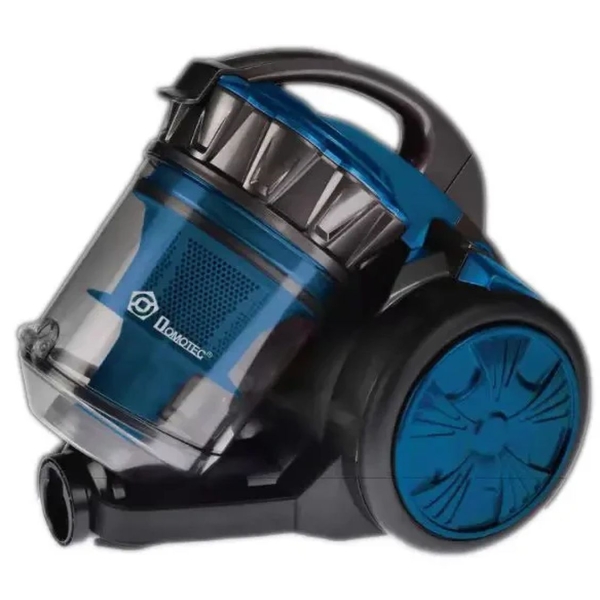 Пилосос контейнерний Domotec MS-4410 для сухого прибирання 3000 Вт чорний з синім
