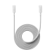 Кабель Type-C/Type-C 2 м Xiaomi Braided 120 Вт 6 А білий