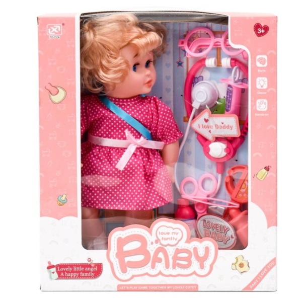 / Лялька TK Union Group 7137-1 Пупс, з набором аксесуарів лікаря