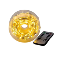 Гірлянда Роса нитка 1000 LED довжина 100 м від мережі, жовтий new