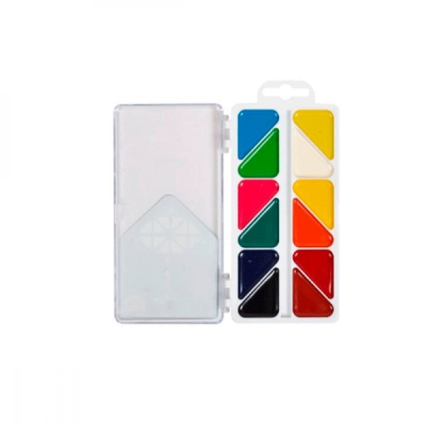 / Акварель  12цв "Гамма НВ" 300102 Мозайка мед. б/к п/у