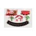 Залізниця з колією та станцією Christmas Train 820-1 звукові та світлові ефекти 101 см червоний