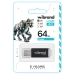Флеш пам'ять USB 64 GВ Wibrand Cougar USB 2.0 чорний