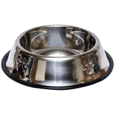Миска металева для собак СС-19 22 см сріблястий