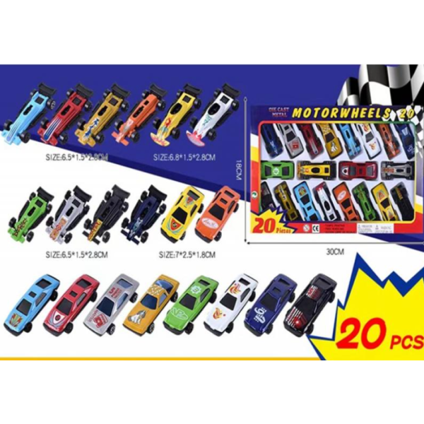 Набір "Машинки" 20 шт., 040-20new