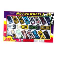 Іграшковий набір машинок 20в1 040-20 метал 6.5 см різнобарвний