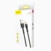 Кабель USB/Apple Lightning 2 м Baseus Cafule Cable 1.5 А чорний