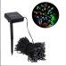/ Світлодіодна гірлянда-нитка чорний дріт 100 LED Magic Lights 11 м сонячна панель мульти