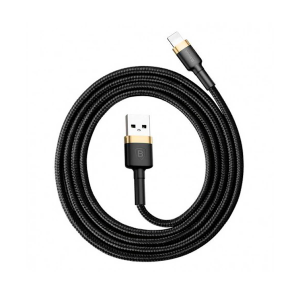 Кабель USB/Apple Lightning 2 м Baseus Cafule Cable 1.5 А чорний