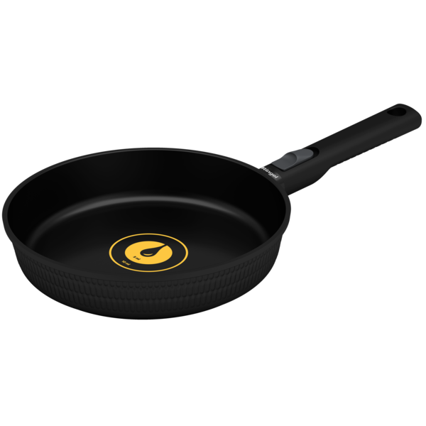 Сковорода антипригарне покриття Ringel RG-1155-26 Grey Line зі знімною ручкою діаметр 26 см