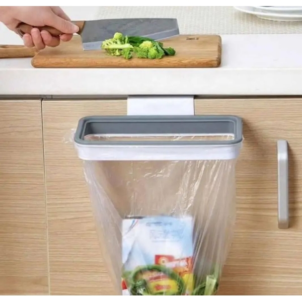 / Тримач Attach-A-Trash, для сміттєвих пакетів, навісний, 25х13.5см, сірий