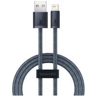 Кабель USB/Apple Lightning 2 м Baseus Dynamic 2.4 А сірий