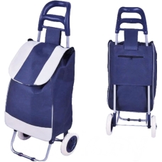 / Велика дорожня сумка господарська на колесах Синій