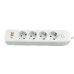 Мережевий фільтр-подовжувач 4 розетки Q603 2хUSB Type-C 2.1 А 2 м білий