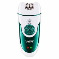 Епілятор-тример пінцетний VGR V-700 4в1 білий з бірюзовим
